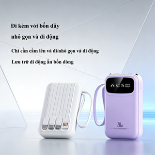 Sạc dự phòng mini 20000mAh dung lượng lớn thiết kế mini tiện lợi cho điện thoại và thiết bị di động