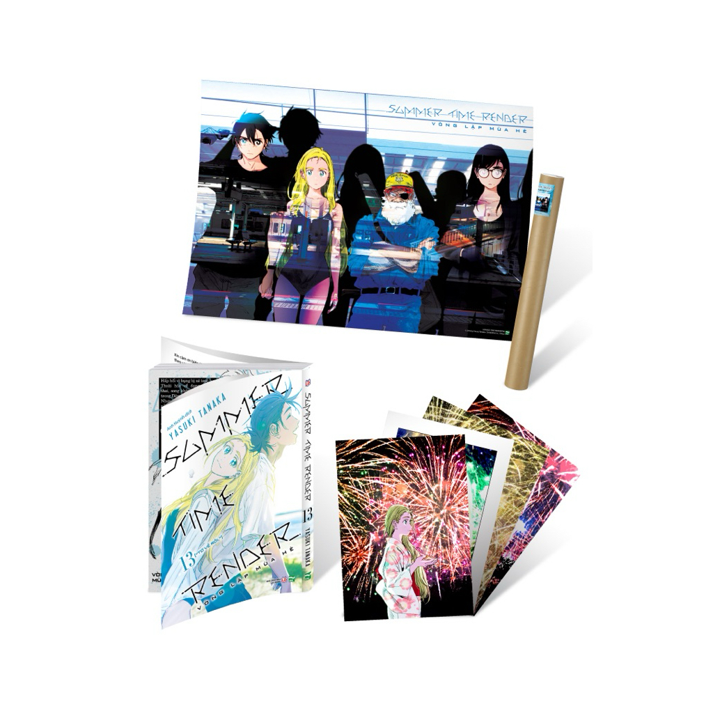 Bọc sách Summer time render tập 2, 6, 7, 13 bản đặc biệt nguyên seal