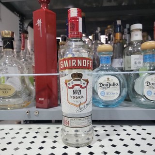 vỏ chai decor thủy tinh smirnoff 700ml