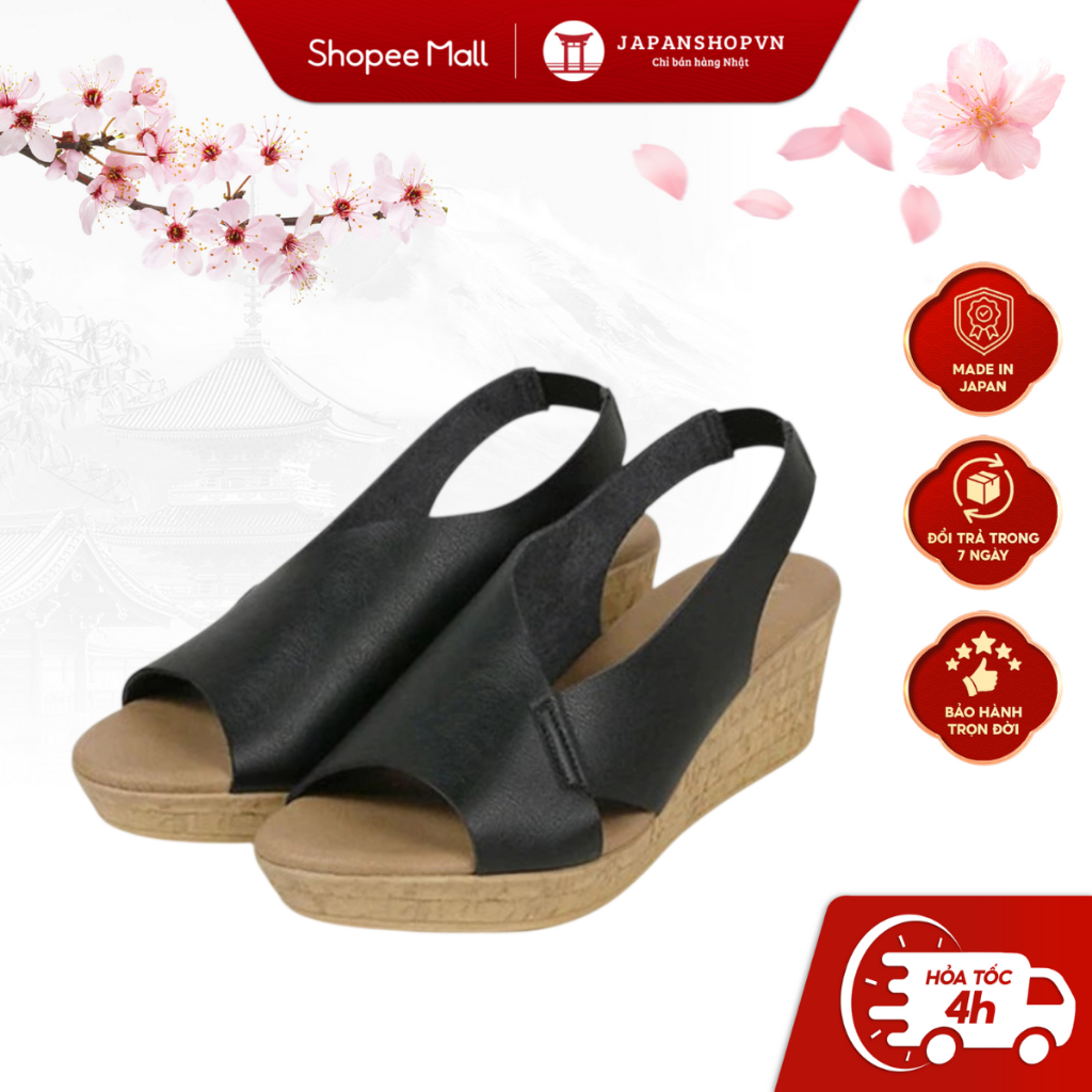 Giày sandal nữ đế xuồng KOSU Siêu Nhẹ 180g, sandal cao 6cm kháng khuẩn, khử mùi K-22060 chính hãng K