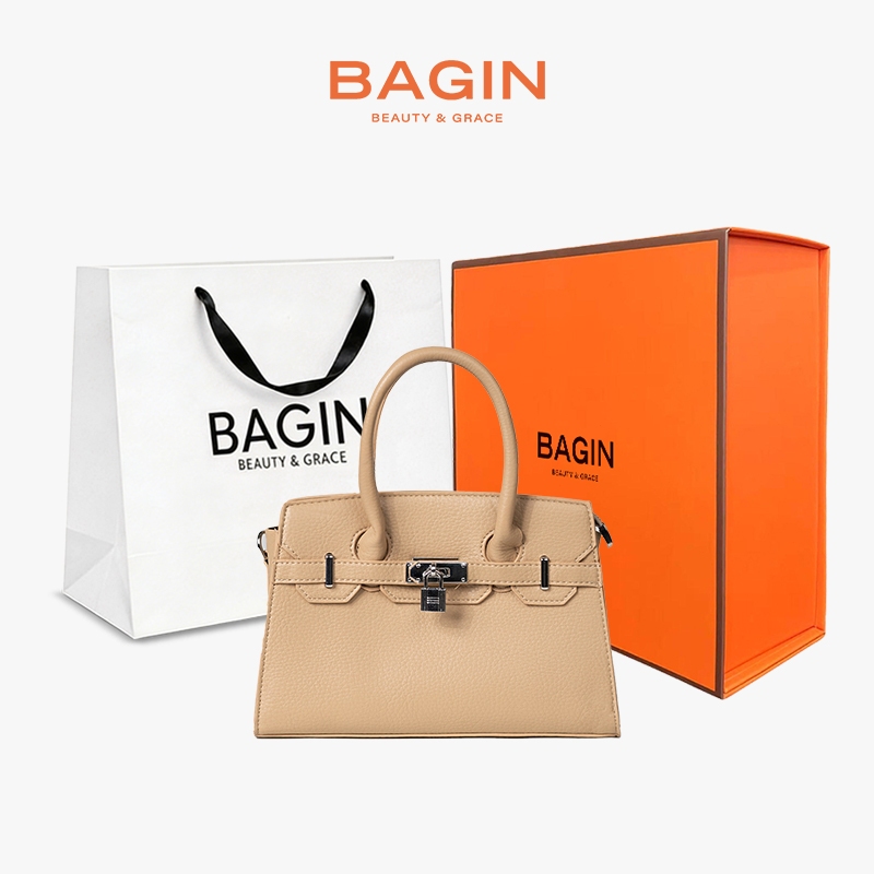 BAGIN Túi Xách Nữ Bagin Da Cao Cấp Mềm Tặng Kèm Dây Đeo Thời Trang Công Sở Hàng Ngày Ngày lễ Năm mới