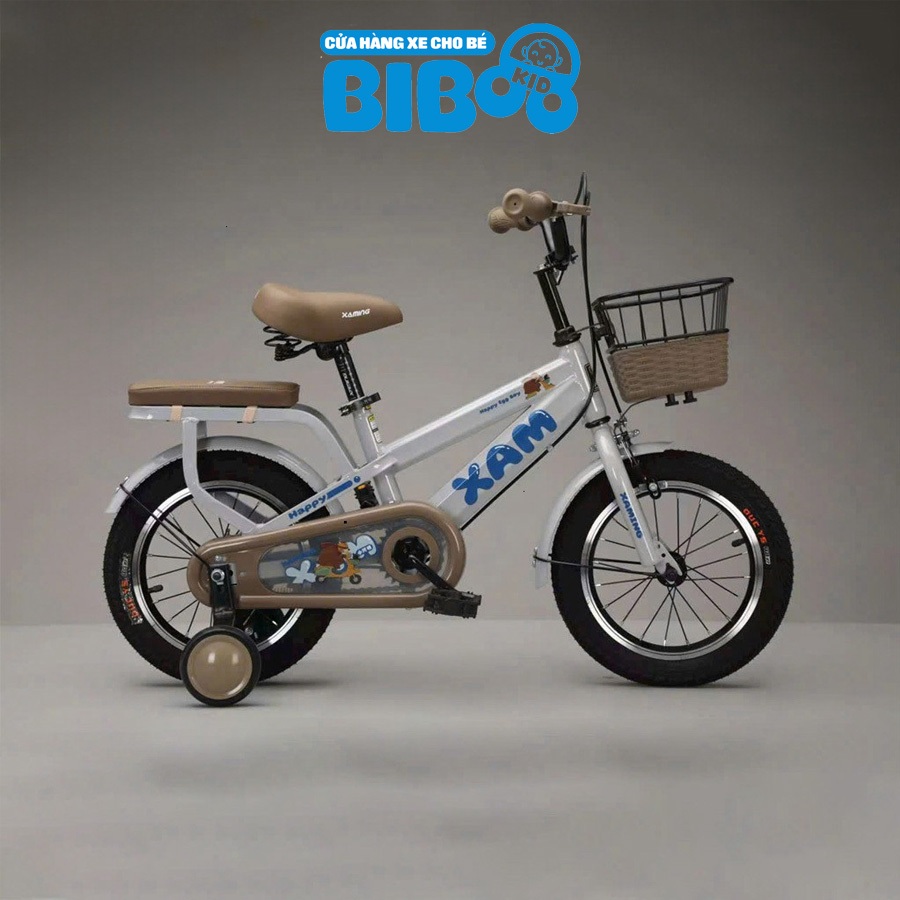 Xe đạp cho bé Xaming nam 2 khung đẹp size 12-20 cho bé trai