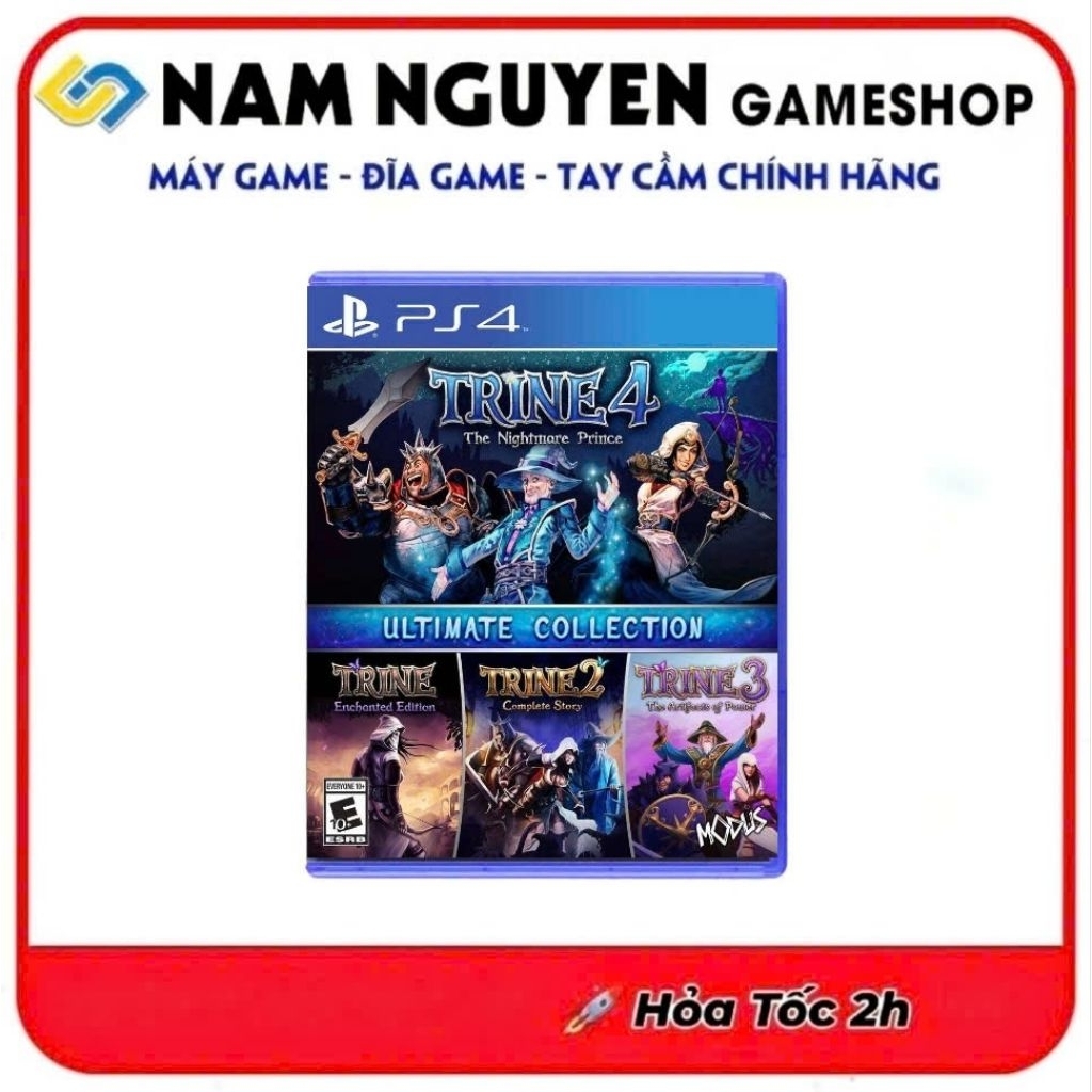 Đĩa Game PS4 | Trine 4 The Nightmare Prince (Full 4 phần 1-4 Players)