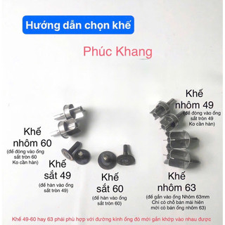 (1 cái) Khế sắt hàn 49 hoặc 60 - Mái hiên di động
