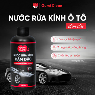 Nước rửa kính ô tô đậm đặc Gumi công nghệ Nano, sáng bóng, chống bám nước, không vệt sọc