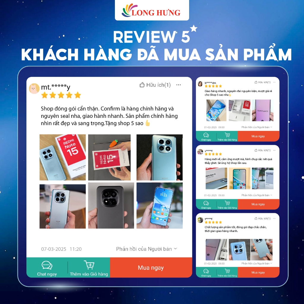 Điện thoại Xiaomi Redmi Note 15 (6GB/128GB) - Hàng chính hãng | BigBuy360 - bigbuy360.vn