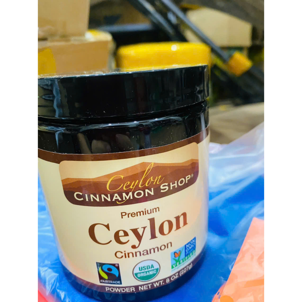 Ceylon Cinnamon Shop Organic Bột quế hữu cơ 227g