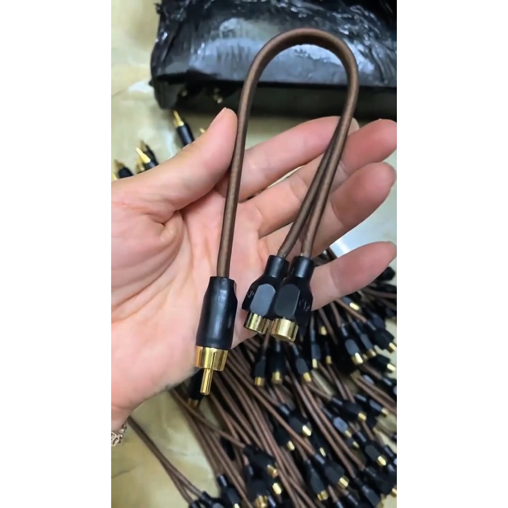 Dây chia AV, RCA( 1 RCA ra 2 RCA) , dây AV đúc sẵn ( đơn giá 1 dây)
