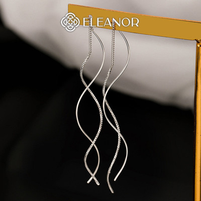 Bông tai nữ Eleanor Accessories dáng cong thả basic phụ kiện trang sức khuyên tai 10020