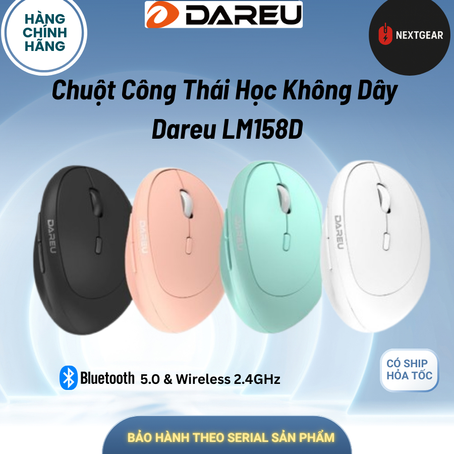 HUỘT KHÔNG DÂY DAREU LM158D - CHÍNH HÃNG