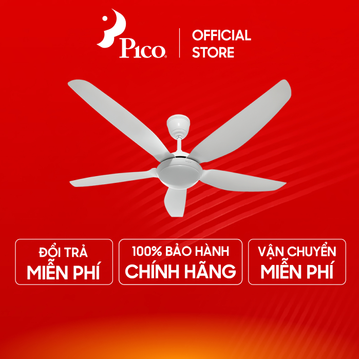 Quạt trần Kangaroo KG722DC , 5 cánh 142cm, đèn led, động cơ DC, có ĐK