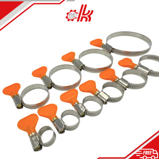 Cổ dê vặn tay tiện lợi  INOX  304  -  quai  dê ,cùm siết ông cổ dê siết ống