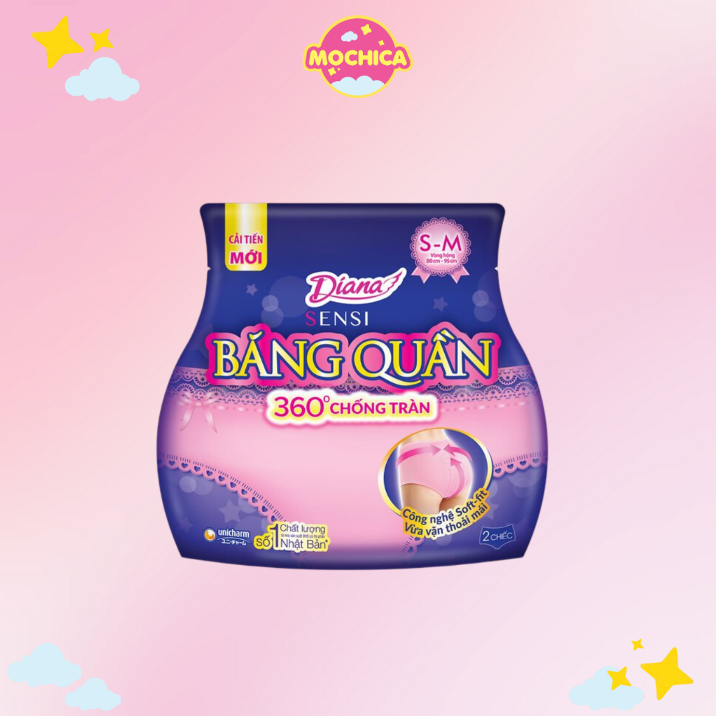 (Quà tặng không bán) Băng vệ sinh Diana quần S-M _Mochica