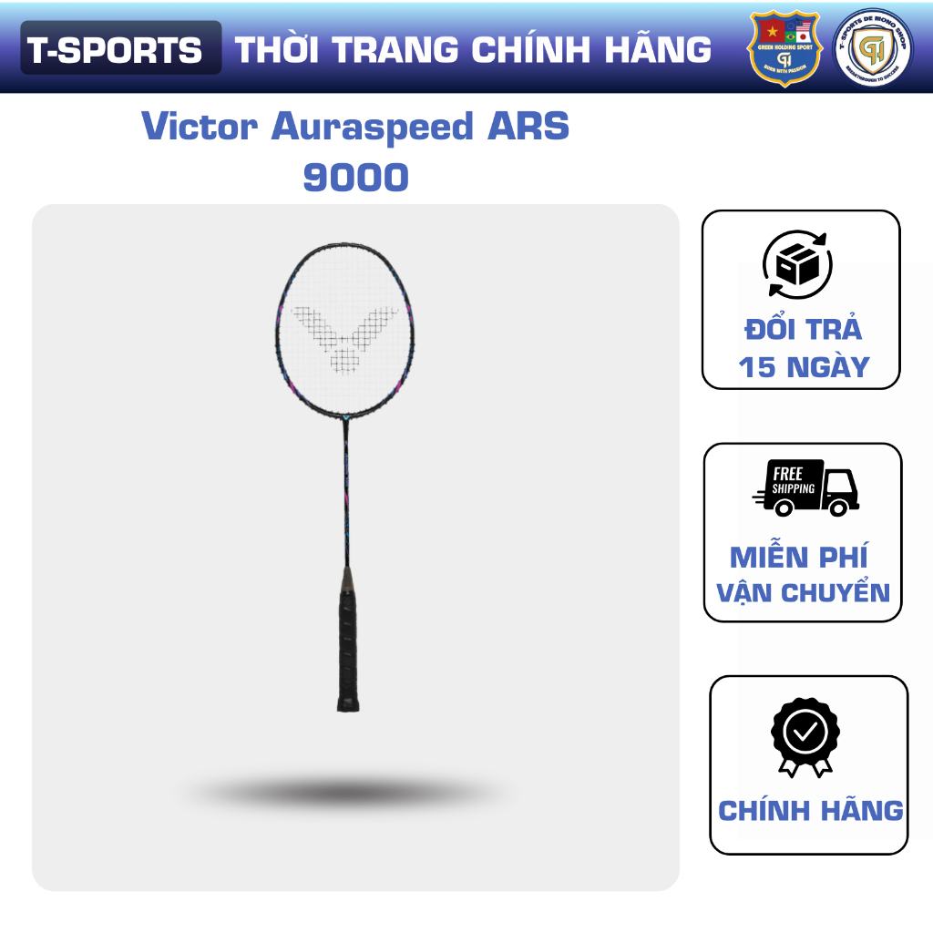 Vợt Cầu Lông Victor Auraspeed ARS 9000 – Phản Tạt Nhanh, Dễ Điều Khiển