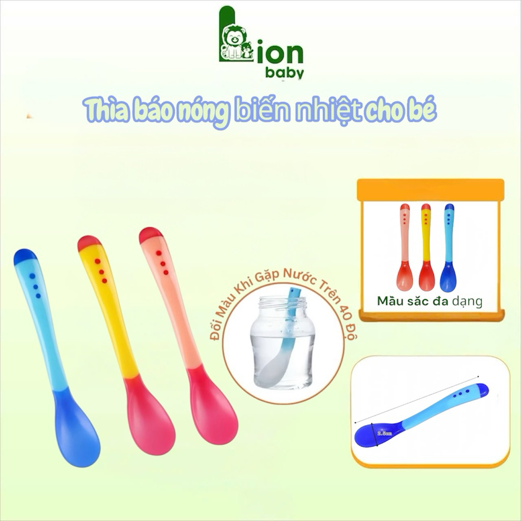 Thìa báo nóng biến nhiệt cho bé tiện lợi