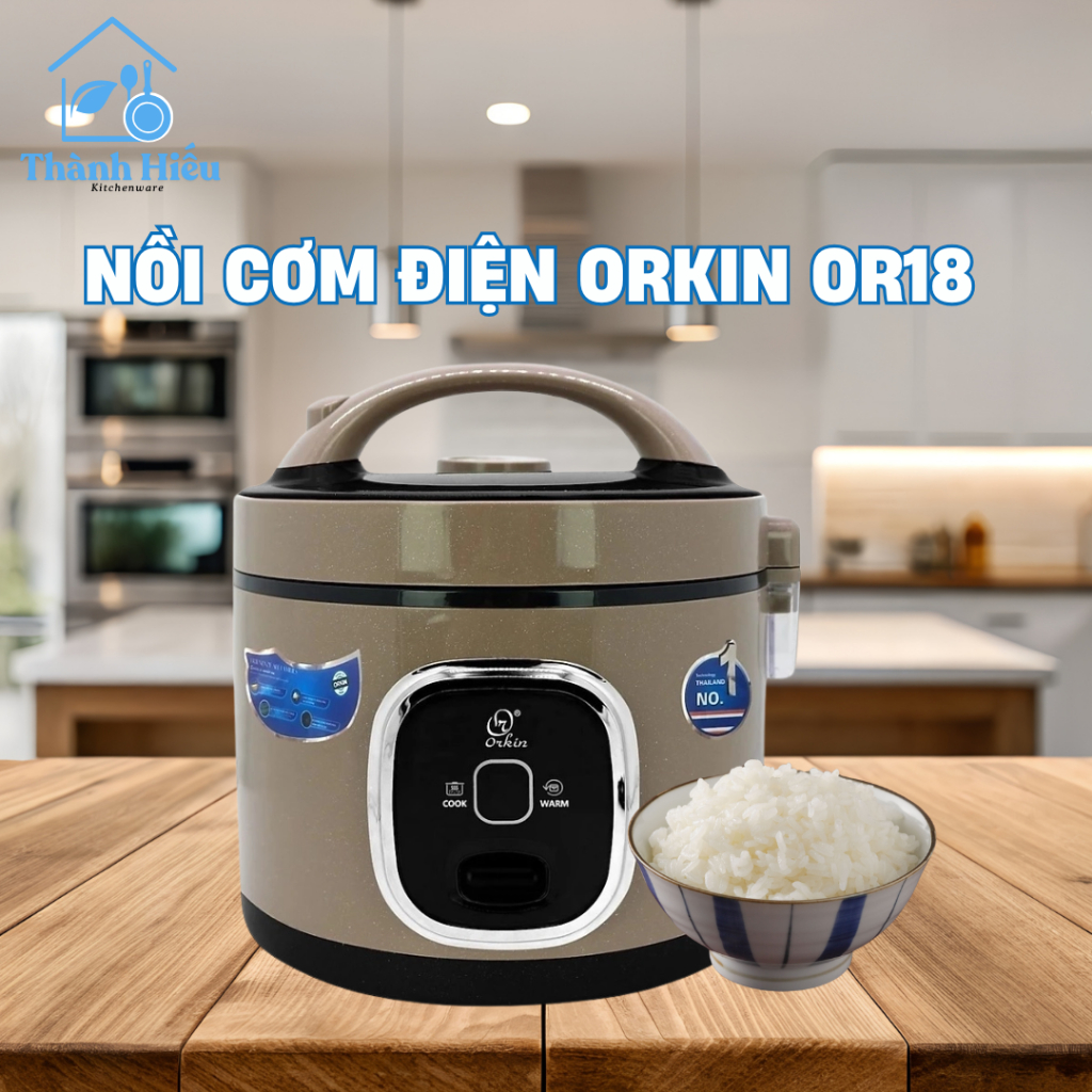 Nồi Cơm Điện ORKIN 1.8L OR18