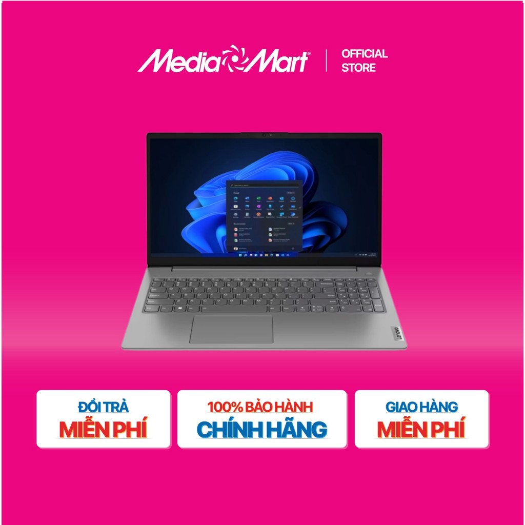 [MEDIAMART] - Laptop Lenovo V15 G4 IRU 83A100RHVN /i7-13620H/16GB/512GB/15.6" FHD/W11/2Y - FREESHIP,Bảohànhchínhhãng
