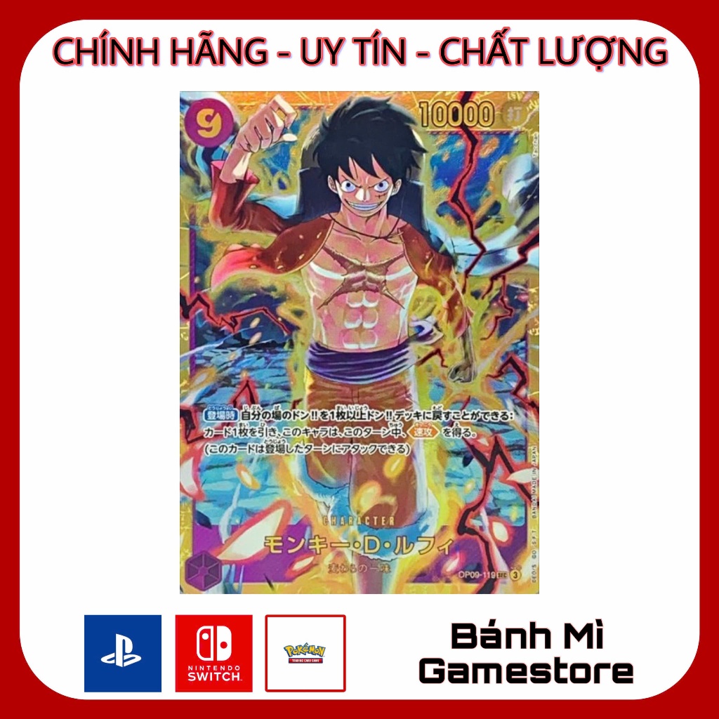 One Piece TCG: Monkey D. Luffy OP09-119 SEC Emperors in the New World Japanese