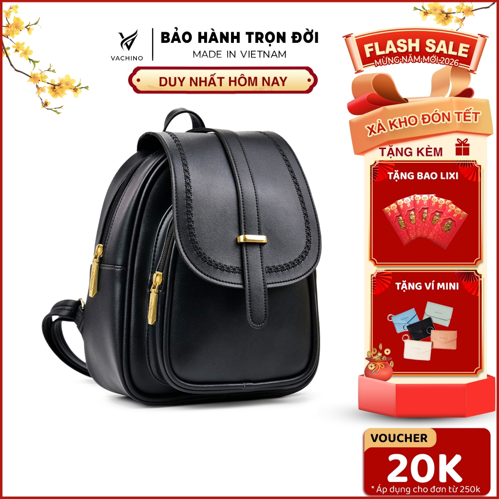 Balo da nữ thời trang dễ thương cao cấp VACHINO-BG018
