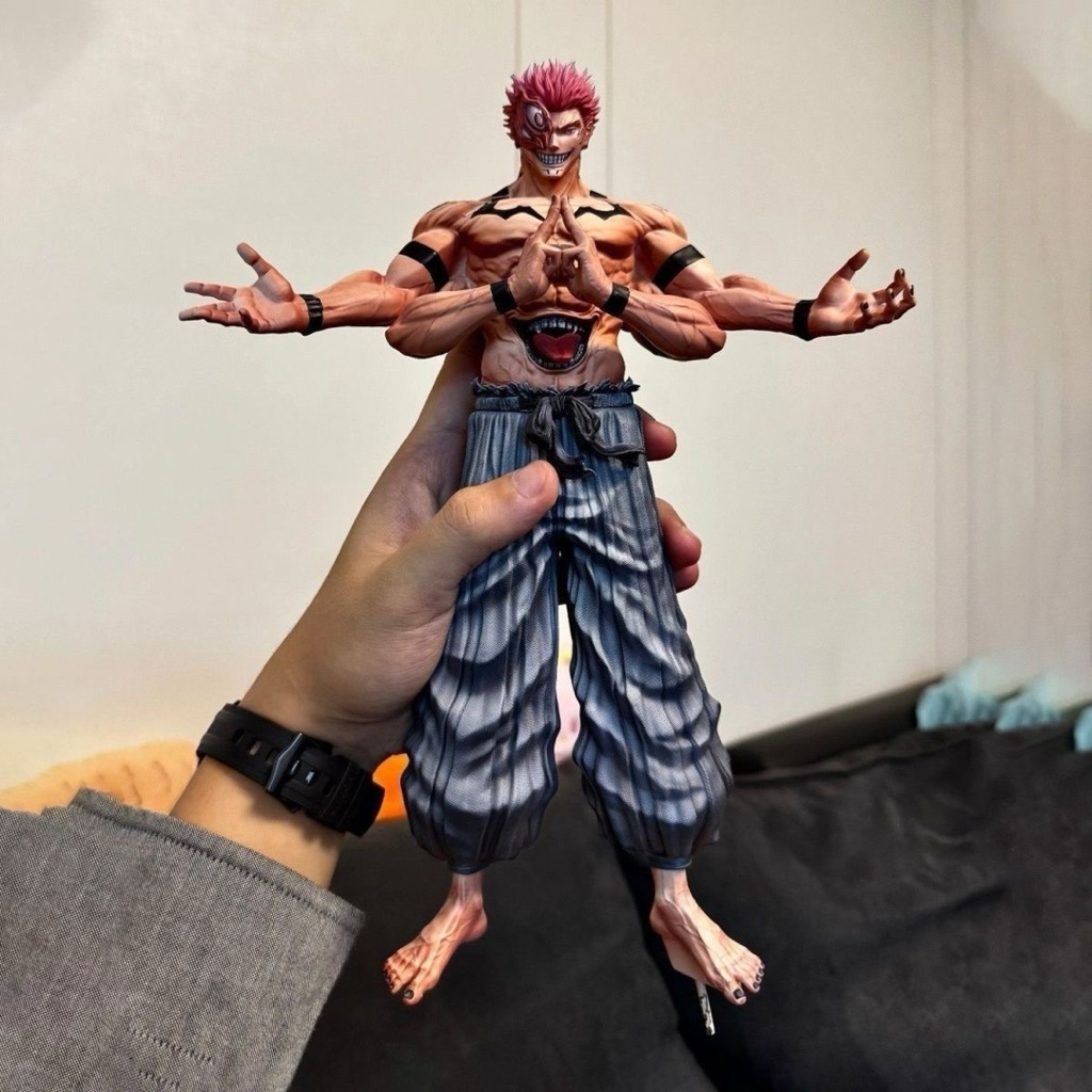 Mô Hình Sukuna 31cm – Jujutsu Kaisen – Figure Anime Full Box Trưng Bày