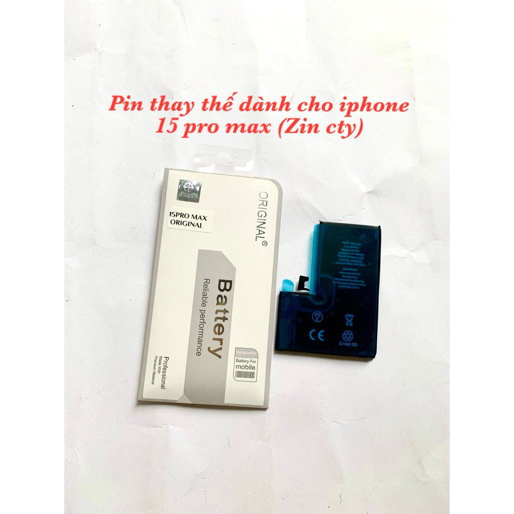 Pin thay thế dành cho iphone 14 Pro max / 14 Pro / 14 / 15 Pro max / 15 Pro / 15 / 12 pro / 12 / 5S 
