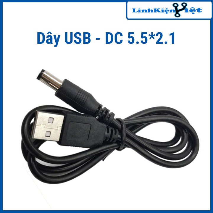 Dây Cáp USB To DC 5.5x2.1mm