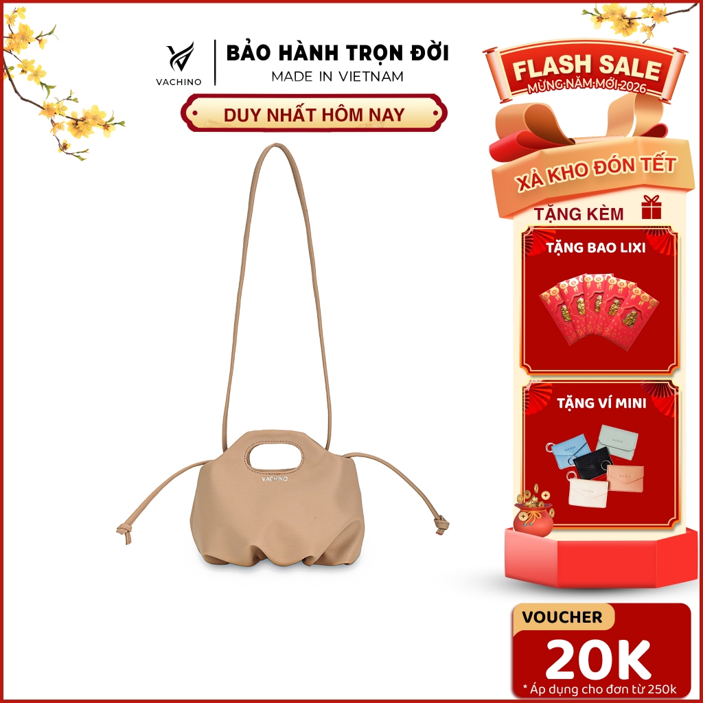 Túi xách nữ dễ thương Flower thương hiệu VACHINO-TX041