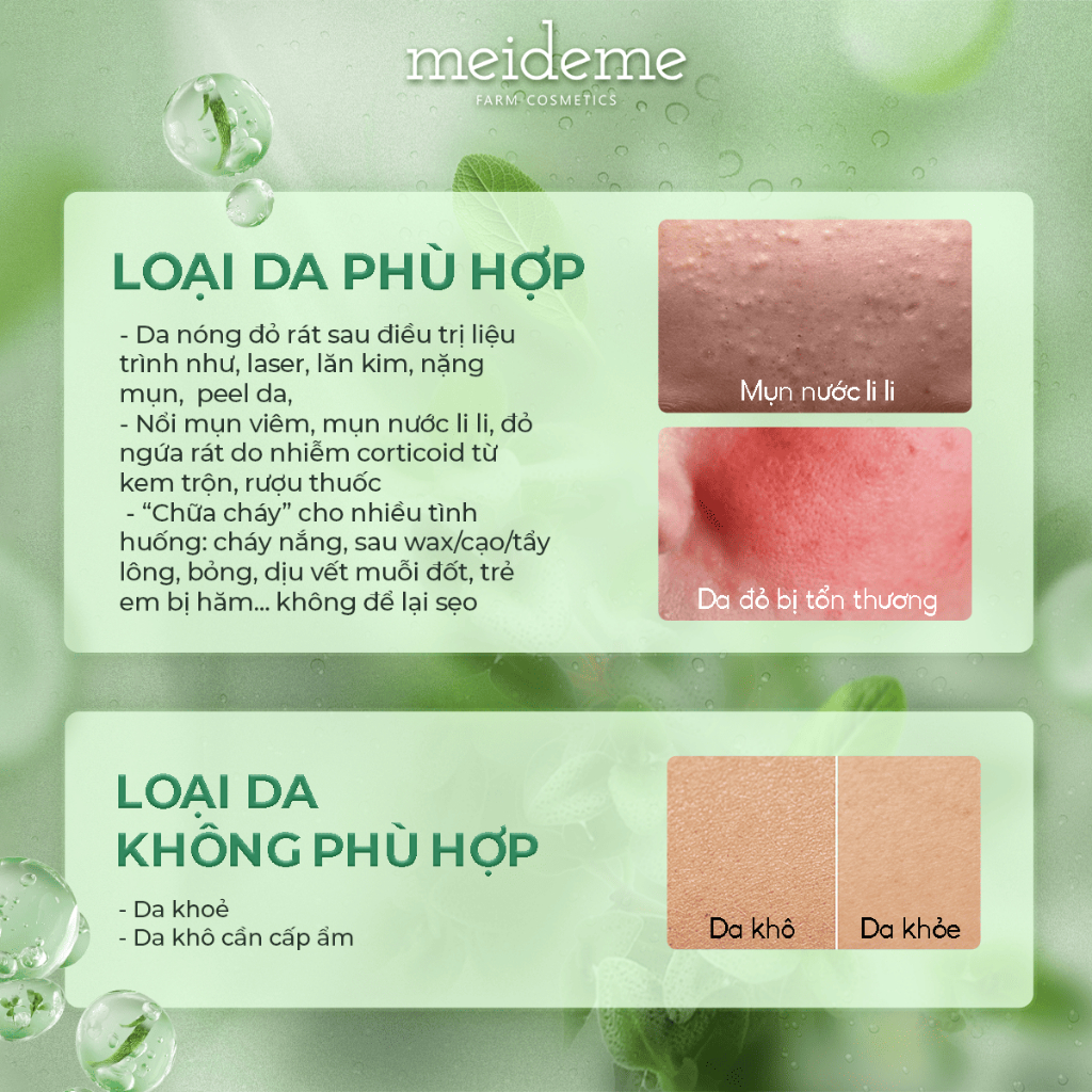 Gel làm dịu phục hồi cấp tốc cho da nhạy cảm - MEIDEME Green Salvia Multi Soothing Gel 70ml | BigBuy360 - bigbuy360.vn