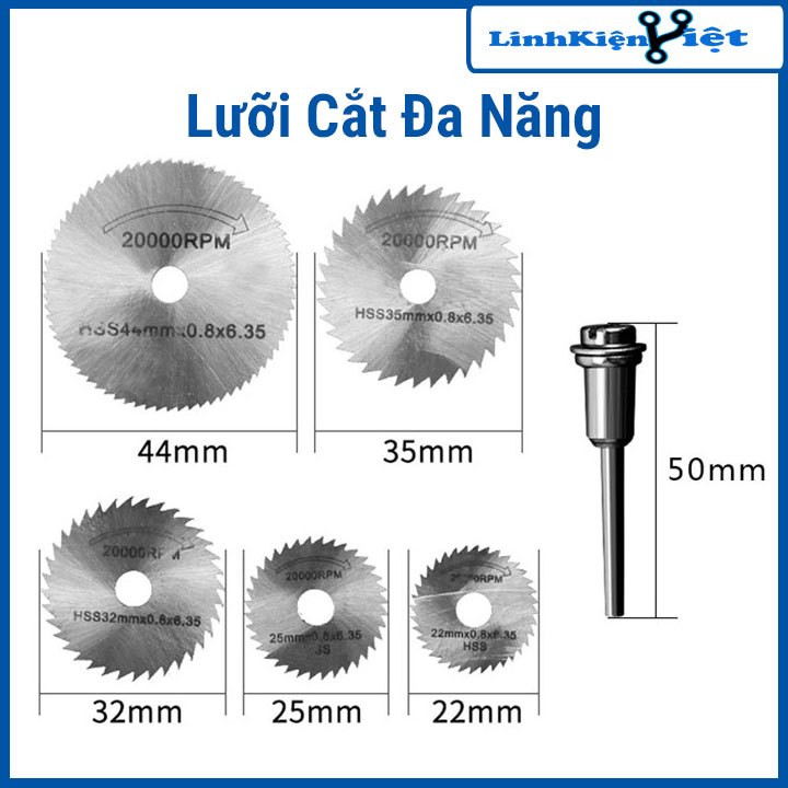 Lưỡi Cắt Đa Năng (Tặng trục cắt 3.2mm)
