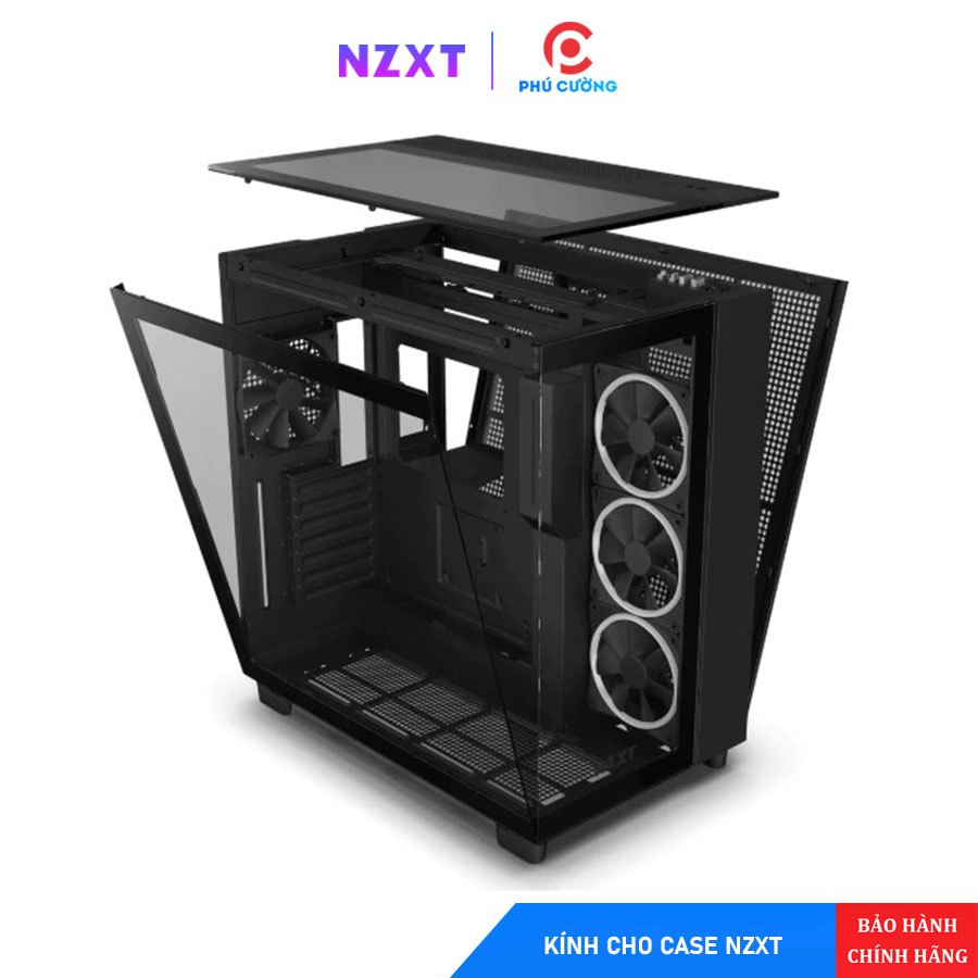 Kính Cường Lực Vỏ Case NZXT Thay Thế - Mặt Hông/Mặt Trước Cho Dòng H5, H7, H9, H510 Chính Hãng