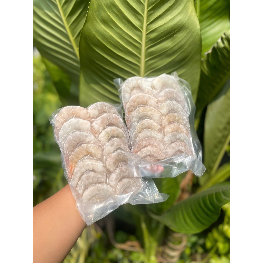 Tôm Nõn hàng loại 1 hàng net 7 sau khi rã đông còn 700gram trên 1kg (Giao Hỏa Tốc HCM)