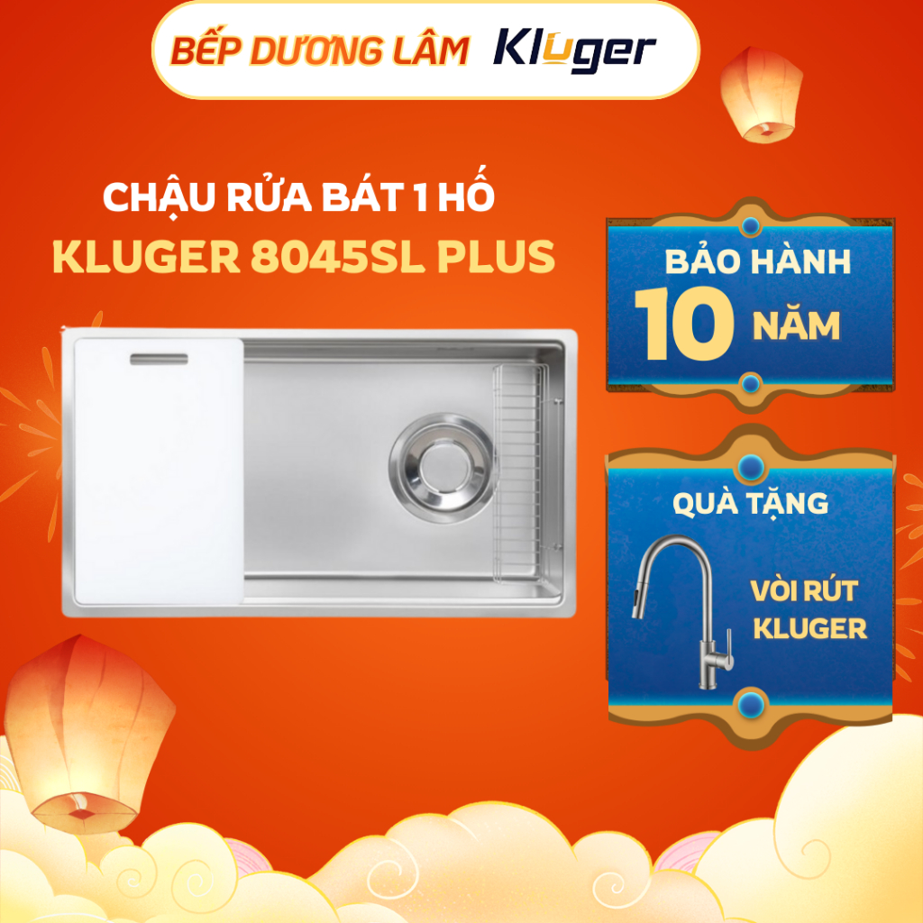 Chậu rửa bát Kluger KY8045SL Plus | HÀNG CHÍNH HÃNG