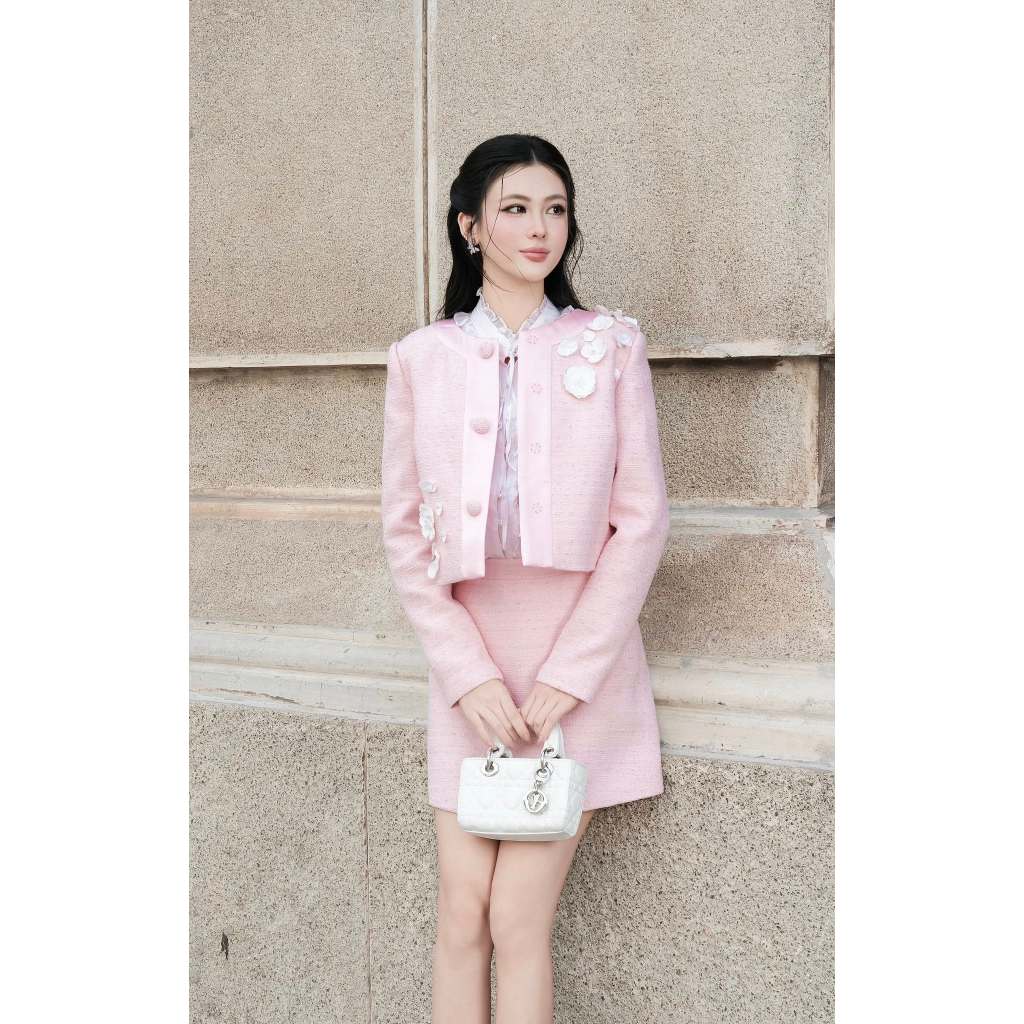 [KAYLE SET] Set đồ dự sự kiện thiết kế by DARLIING DIVA , Chất liệu tweed mềm mại, thanh lịch