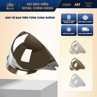 Kính thay mũ bảo hiểm Royal kính âm M139 - Royce XH26 - GXT GX139 chính hãng