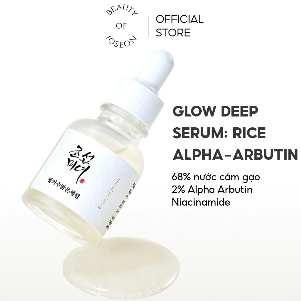 [HM] Tinh chất cám gạo Beauty Of Joseon Glow Deep Seum Rice + Alpha-arbutin 30ml [m]