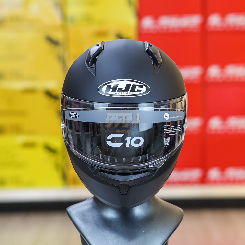 Mũ Bảo Hiểm Fullface 1 Kính HJC C10 Đen Nhám - ECE 2206