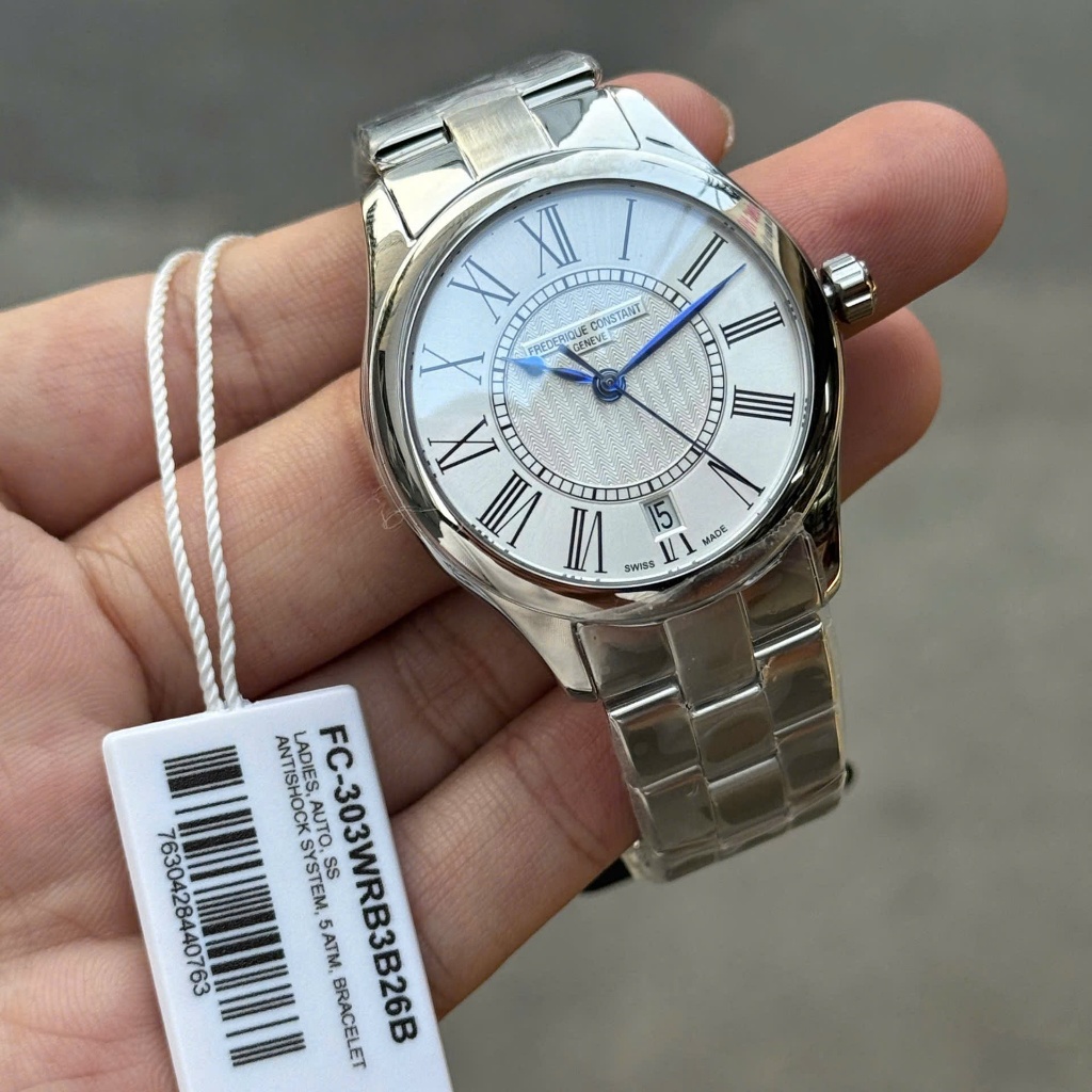 Đồng hồ nam nữ dây thép Frederique Constant Automatic FC-303WWRB26B