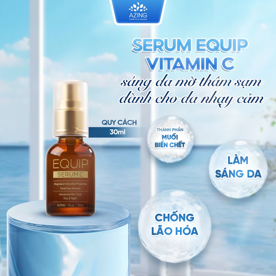 [CHÍNH HÃNG] Serum Equip Vitamin C làm sáng da mờ thâm sạm dành cho da nhạy cảm - Dung tích 30ml/100