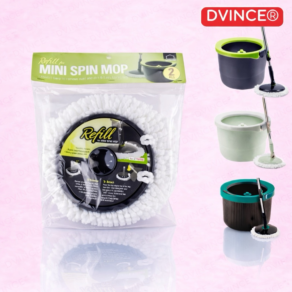 Combo 2 Bông Lau Thay Thế ETM451 – Dùng Cho Cây Lau Nhà ETM498MIT ETM498MITS2 HPP345 – DVINCE TrueLo