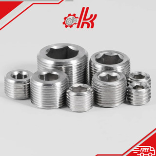 Ốc bít lục giác ren ngoài - Nút Bịt Ren Ngoài Lục Giác Chìm - Ốc Bít Ống Nước