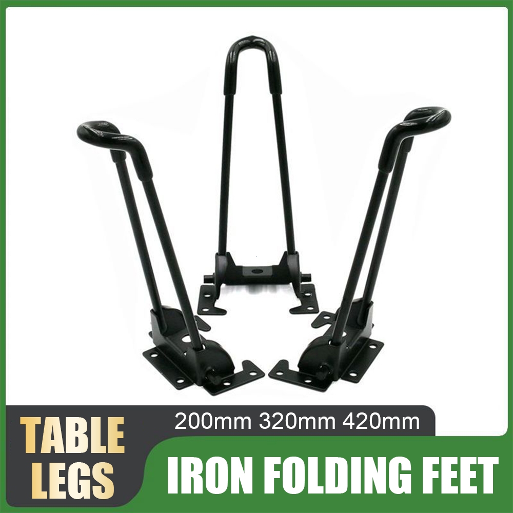 Foldable Hairpin Legs Metal Folding Table Legs DIY Furniture Legs for Coffee End Tables Side Table L