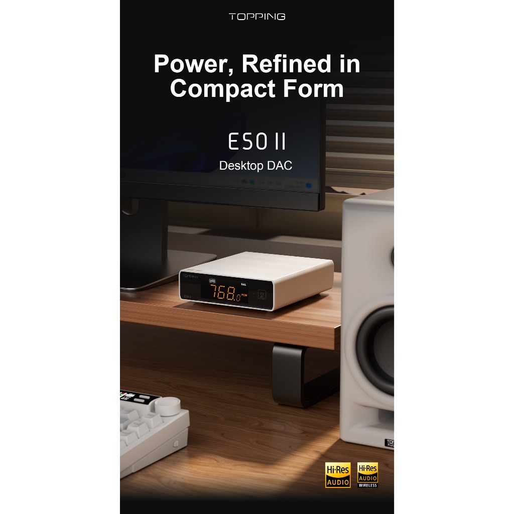 Topping E50 II DAC / Headphone Amp / Soundcard