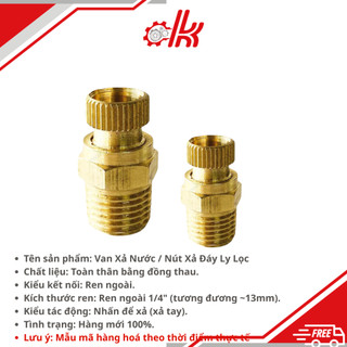 Ốc xã nước máy khí nén