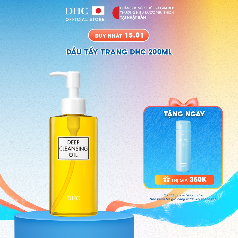 Dầu tẩy trang Olive DHC Deep Cleansing Oil làm sạch sâu, giữ ẩm cho da (L) 200ml