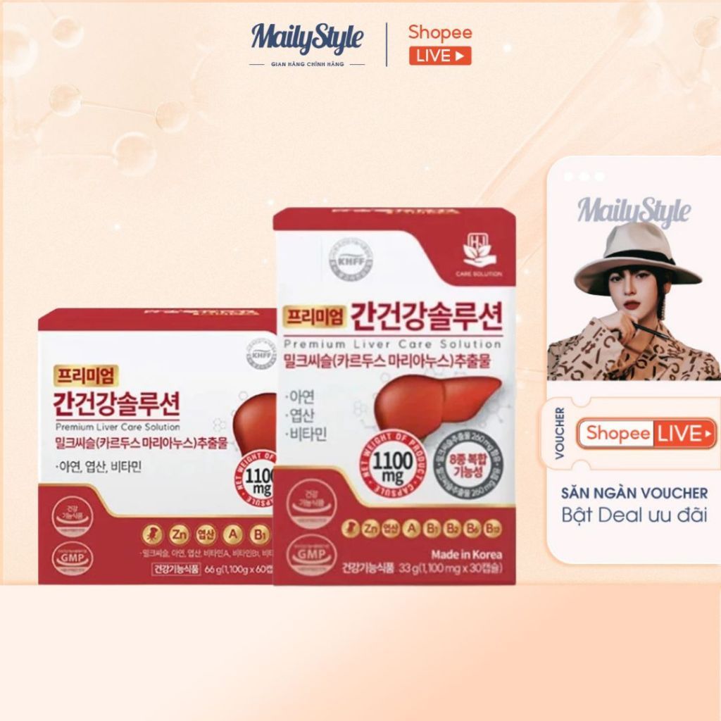 E22 _[COMBO] Thải Độc Gan Số 1 Hàn Quốc Milk Thistle Live Care