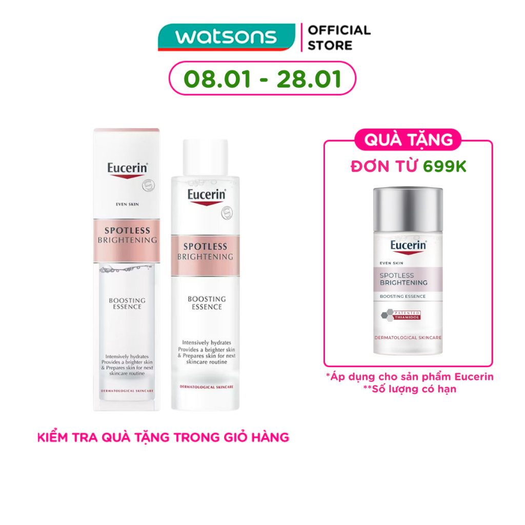 Nước Dưỡng Sáng Da Eucerin Spotless Brightening Boosting Essence 100ml