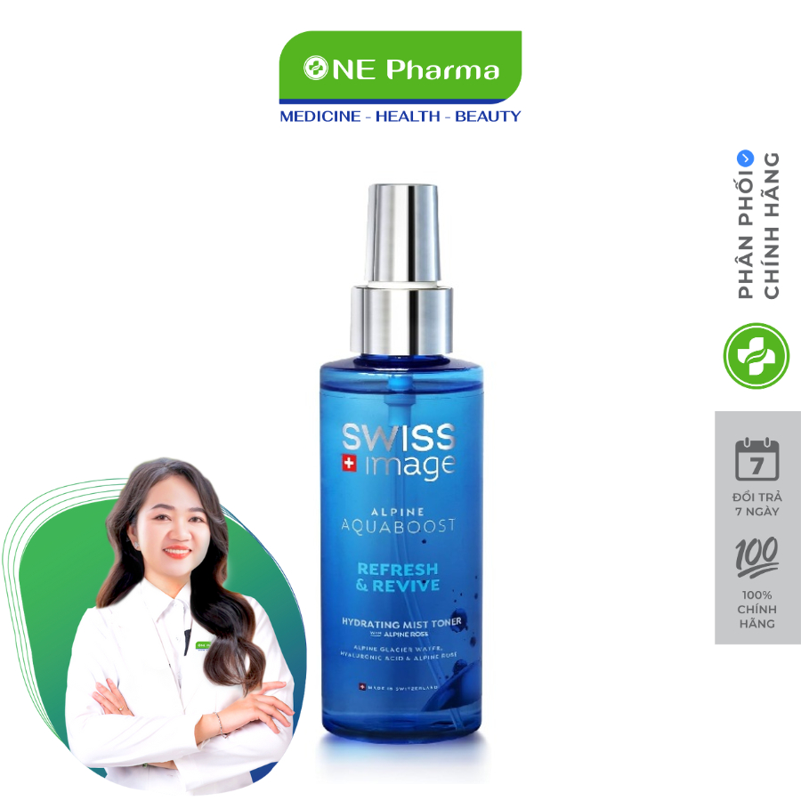 Toner Swiss Image Aquaboost Hydrating Mist Dạng Xịt Dưỡng Ẩm Phục Hồi Da - 150ml