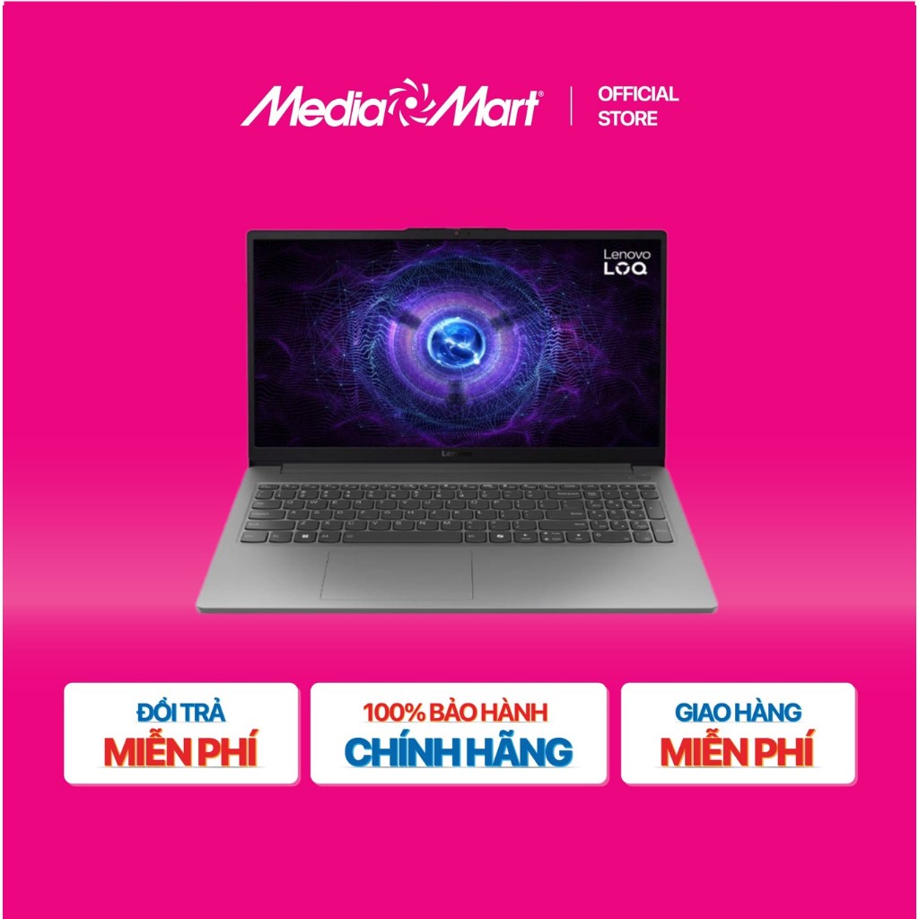 Laptop Lenovo Gaming LOQ 15IAX9E 83LK0079VN / i5-12450HX/16GB / 512GB/RTX3050 6GB / 15.6FHD