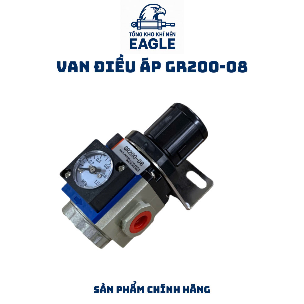 Van Điều Áp GR200-08 / GR300-10 / GR400-15, Van Chỉnh Khí HÀNG XỊN - Giá Sỉ