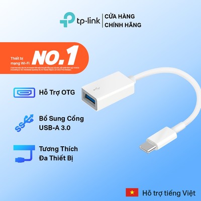 Bộ Chuyển Đổi USB-C Sang USB-A TP-Link UC400 | SuperSpeed 3.0, Tương Thích OTG